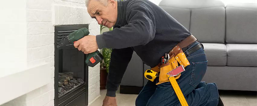 New Indoor Fireplace Installation in Haslett, Michigan