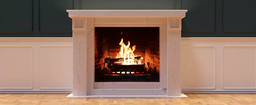 Open Flame Wood-Burning Fireplace Installation Services in Haslett, Michigan