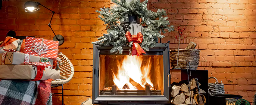 Travis Industries Linear Gas Fireplace Installation in Haslett, Michigan