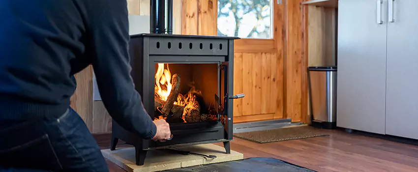 Open Hearth Wood Fireplace Installation in Haslett, MI