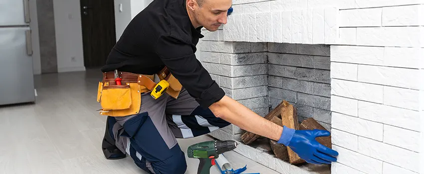 Fireplace Damaged Damper Frame Repair Services in Haslett, Michigan