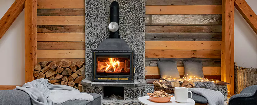 Thelin Hearth Products Direct Vent Gas Stove Fireplace Inspection in Haslett, Michigan